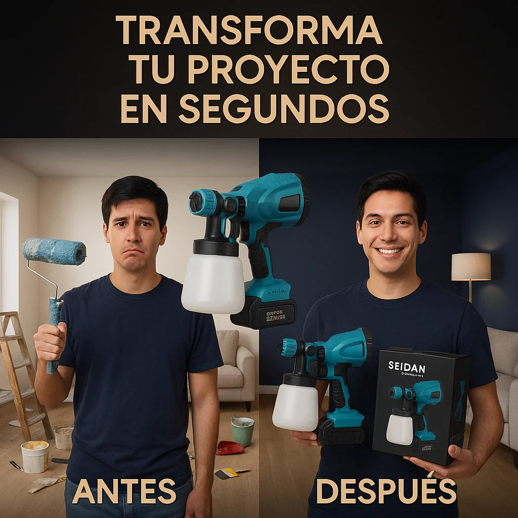 PROMOCION 50%OFF - PISTOLA PINTURA PULVERIZADOR + 4 ITENS REGALO