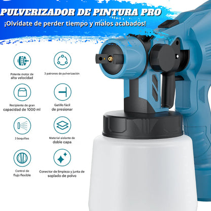 PROMOCION 50%OFF - PISTOLA PINTURA PULVERIZADOR + 4 ITENS REGALO